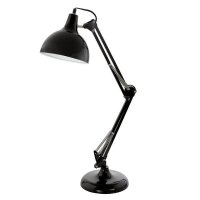 EGLO Tischleuchte LB24 TL 1 E27 schwarz BORGILLIO