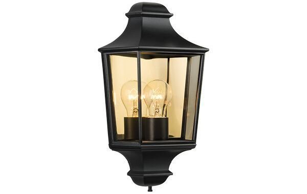 SG Leuchten Wandleuchte LB24 Hamlet schwarz E27 CFL