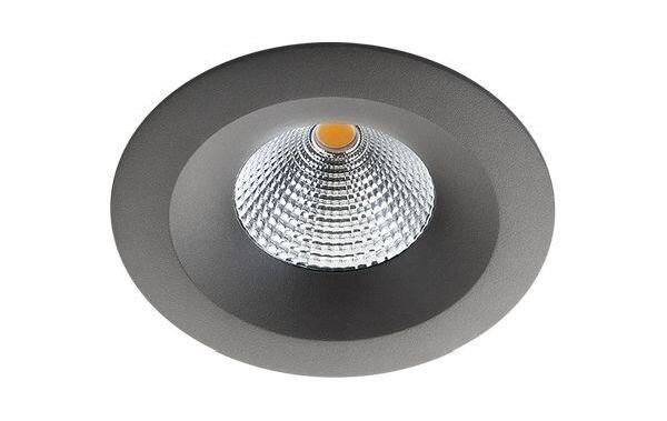 SG Leuchten LED-Deckeneinbaustrahler LB24 Uniled Isosafe AT graphit 7W 3000K IP65
