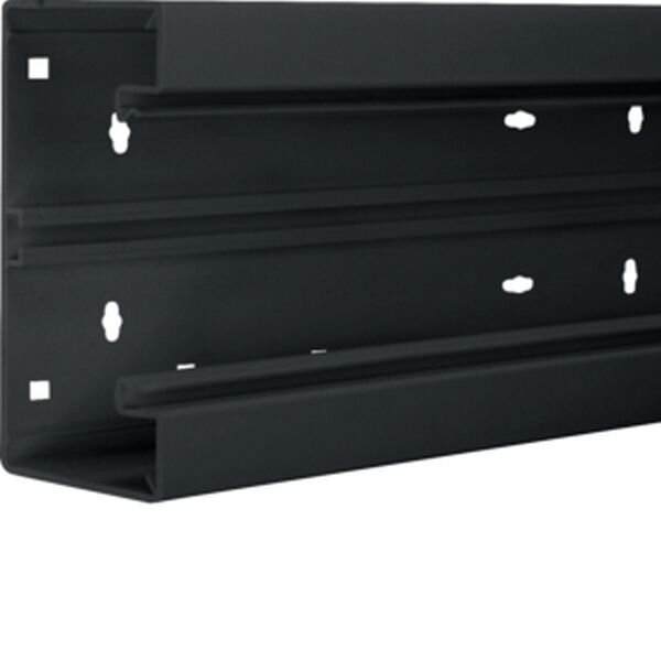 HAGER TEHALIT Br&uuml;stungskanal-Unterteil BR6513019011 65x130mm 80mm graphitschw.