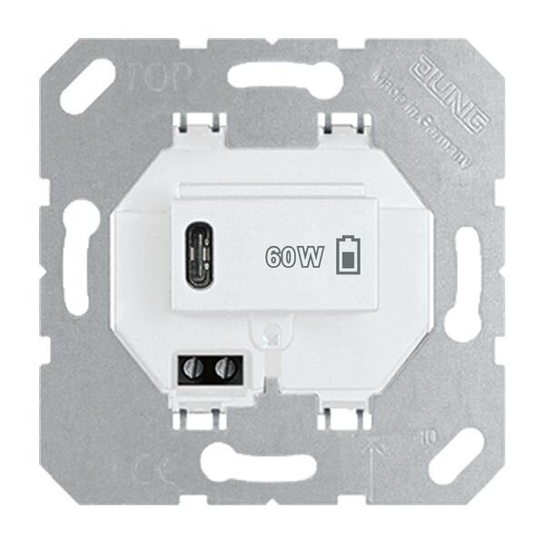 JUNG USB-Ladeger&auml;t USBPD60CWW
