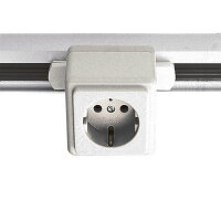 EUTRAC Steckdosenadapter 3-Phasen Aufbau 240V/6,3A weiss