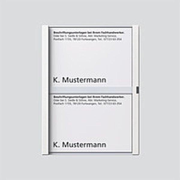 SIEDLE Namensschild 029790 f&uuml;r TM612-2W