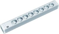 BACHMANN Steckdosenleiste 19 1,5HE PVC 8xCEE7/3 2,0m CEE7/7
