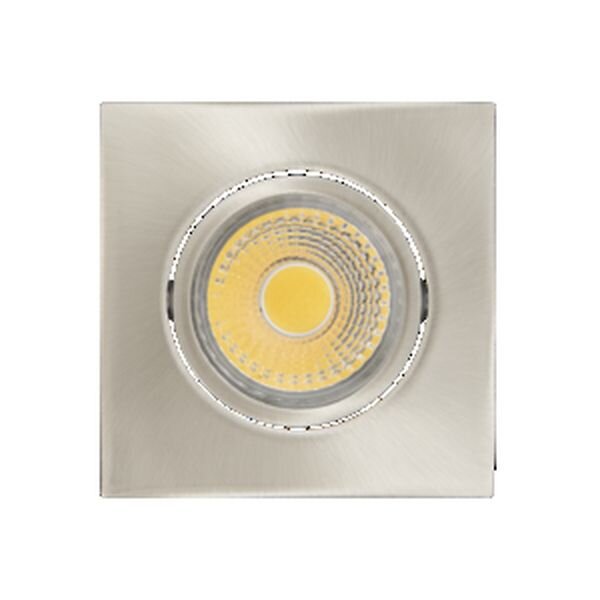 NOBILE LED-Deckeneinbaustrahler LB24 A 5068Q T Flat nickel-geb 8W 930 38&deg; dim