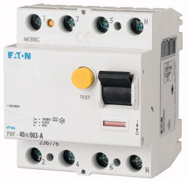 EATON FI-Schutzschalter FUG PXF-40/4/03-A 4polig 40/0,3A