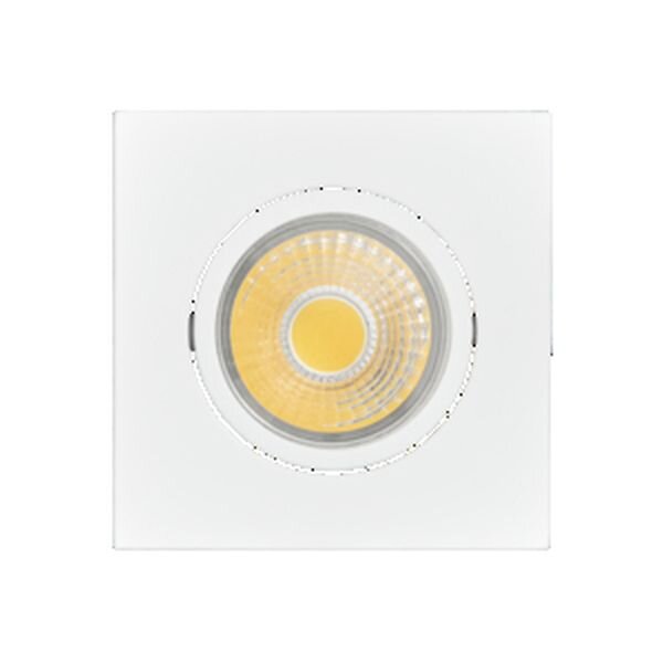 NOBILE LED-Deckeneinbaustrahler LB24 A 5068Q T Flat weiss-matt 8W 930 38&deg; dim