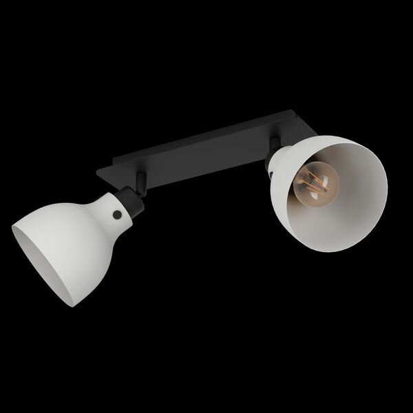 EGLO Deckenleuchte LB24 Matlock 2xE27 grau/schwarz