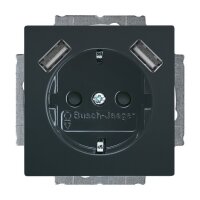 BUSCH-JAEGER USB-Steckdose SCHUKO 20 EUCB2USB-81 mit erh....