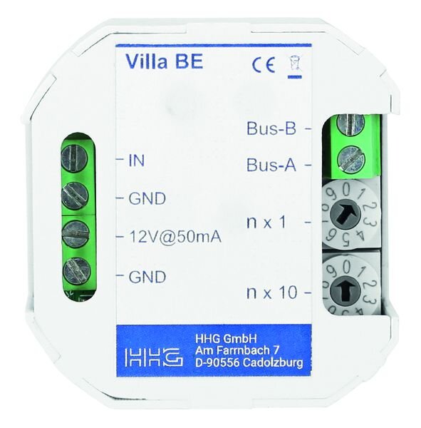 HHG Bus-Eingangsmodul Villa BE mit 12V