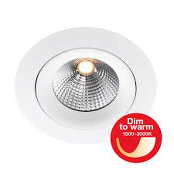 The Light Group LED-Deckeneinbaustrahler LB24 SLC One 360&deg; DTW wei&szlig;