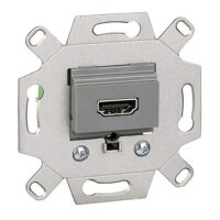 MERTEN HDMI-Anschlussdosen-Einsatz MEG45830000 HDMI 1-f....