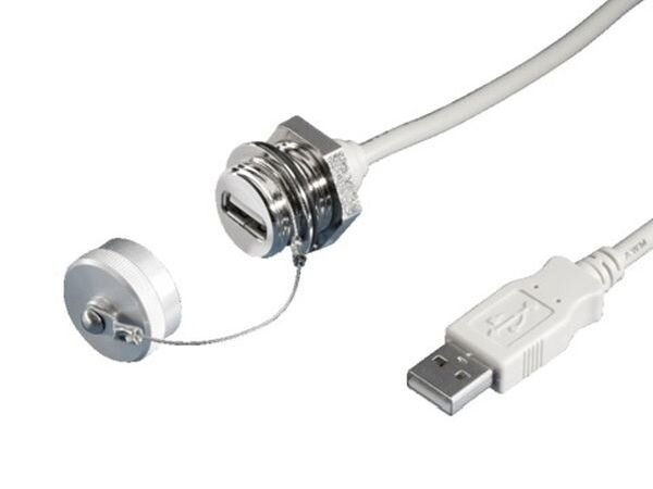 RITTAL USB-Verl&auml;ngerung 1m Bauform A mit Wandanschluss