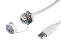 RITTAL USB-Verlängerung 1m Bauform A mit Wandanschluss