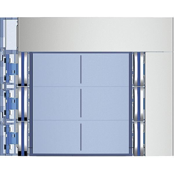 LEGRAND (BTicino) Frontblende 352161 6 Ruftasten-D ALLMETAL 3x2