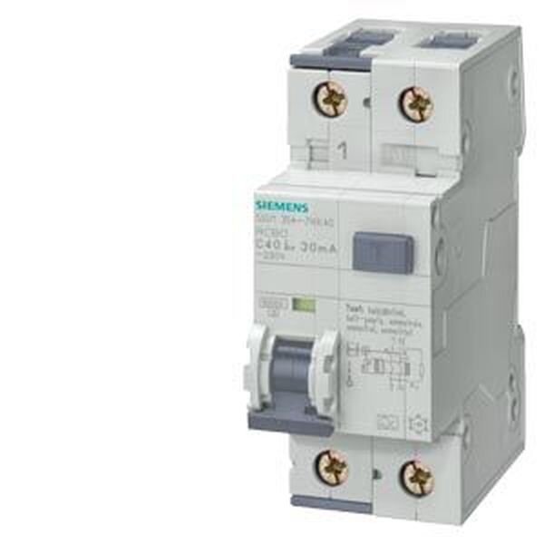 SIEMENS FI/LS-Schalter 5SU13546KK16 B16/0,03A 10kA 1polig+N