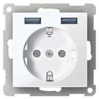 MERTEN Steckdose SCHUKO MEG23660344 Schuko USB...