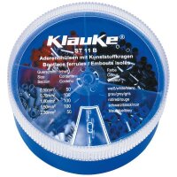 KLAUKE Streudose mit isol. DIN Aderendhülsen 0,5-2,5qmm