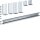 HAGER Schiene UZ02C1 2feldrig universal