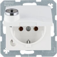 BERKER Steckdose SCHUKO 47638989 S.1 polarweiß...