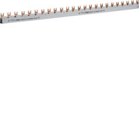 HAGER Phasenschiene KDN381B 3polig 80A 16qmm