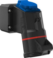 WALTHER CEE-Wandsteckdose Minikombi 16A 5P 6h IP54