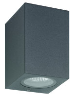 LCD Wandleuchte LB24 max. 7W GU10 IP54 Alu Druckguss graphit