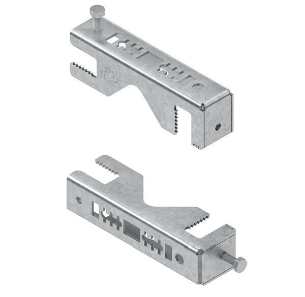 NIEDAX Befestigungsklemme f. Gitterrinne horizontal-vertikal L:173