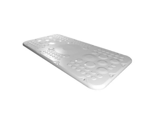 RITTAL Kunststoff-Flanschplatte AX mit Membranen Gr. 7 436x221mm