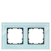 SIEMENS Rahmen 5TG1202 2fach Echtmaterial Glas