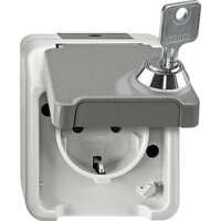 MERTEN Steckdose SCHUKO Aquastar MEG24238029 Schloss-Nr....