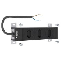 ABN Steckdose SCHUKO EURO 3-f.drehbar