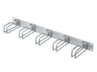 RITTAL Rangierpanel 1HE RAL7035 mit 5 Bügeln Stahl...