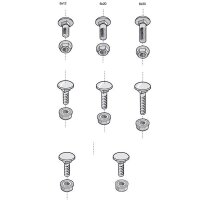 CABLOFIL Schraubenset BTRCC 6x12 EZ SET