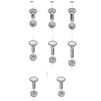 CABLOFIL Schraubenset BTRCC 6x12 DC SET