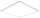 LEDXON Einbaurahmen LB24 66,5x66,5x2,5cm DA: 64,5x64,5cm