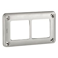 LEGRAND Rahmen 77852 2fach grau IP55 Soliroc