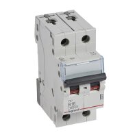 LEGRAND Leitungsschutzschalter TX3 B16A 2polig 6kA 2M