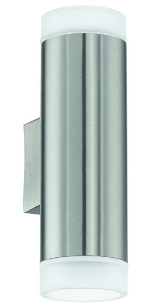 EGLO LED-Wandleuchte LB24 Edelstahl 2xGU10 3W 3000K