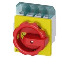SIEMENS Haupt-/Not-Aus-Schalter 3LD2103-1TL53 4polig...