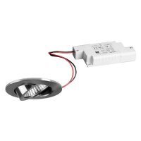 BRUMBERG LED-Einbaustrahler LB24 230V 6W 3000K nickel matt