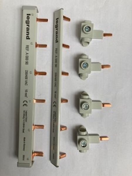 LEGRAND Phasenschiene A00090 Stift-Sch. 4P,6AFDD-LS,16QMM