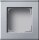 GIRA Installationsprofil 136126 1fach 55 Aluminium