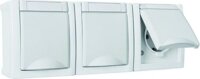 Pacific Schuko Steckdose 3fach waagrecht 90591599-DE...
