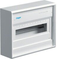 HAGER AP-Verteiler VA12CN m. Schnellsteckkle