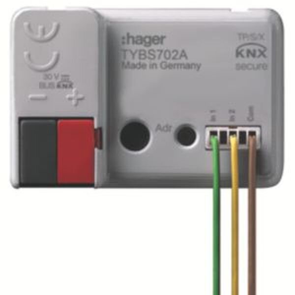 HAGER Bin&auml;reingang TYBS702A 2fach UP KNX
