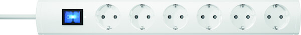 PROT Tischsteckdose PTSD90 6Sw5 90&deg;T&ouml;pfe Sch. 6f ws 5m