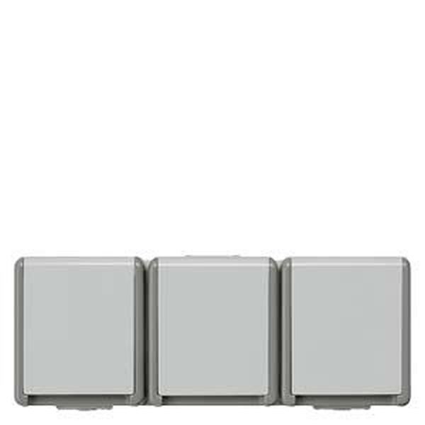 SIEMENS Steckdose SCHUKO 5UB4731 3fach waagerecht IP44