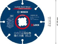 BOSCH Trennscheibe EXPERT X-LOCK Carbide 125x22.23mm