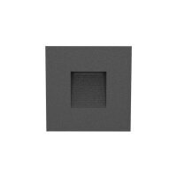 DOTLUX LED-Wandeinbaustrahler EASYSTAIR 1,5 W 3000K schwarz
